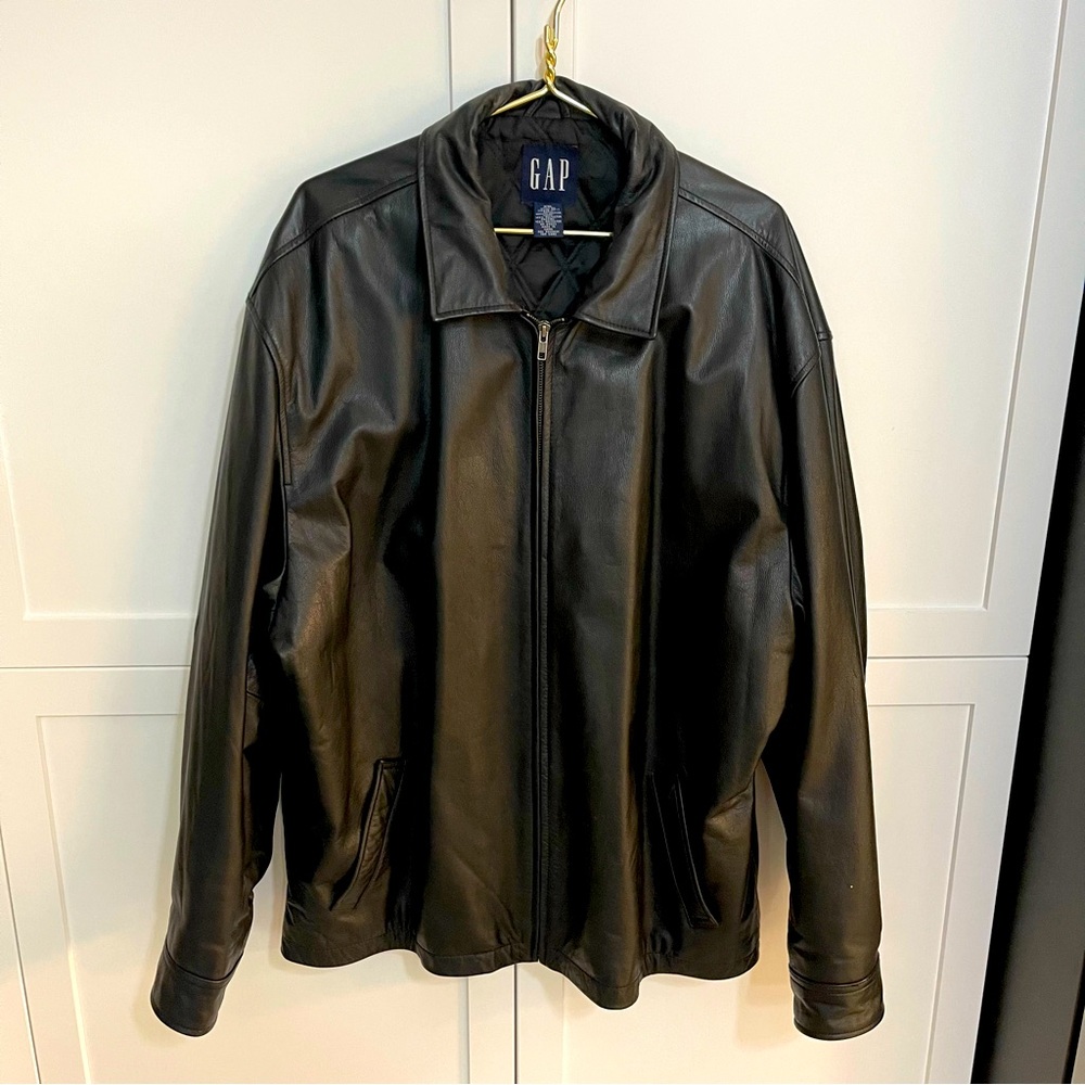 GAP Black Bomber Jacket